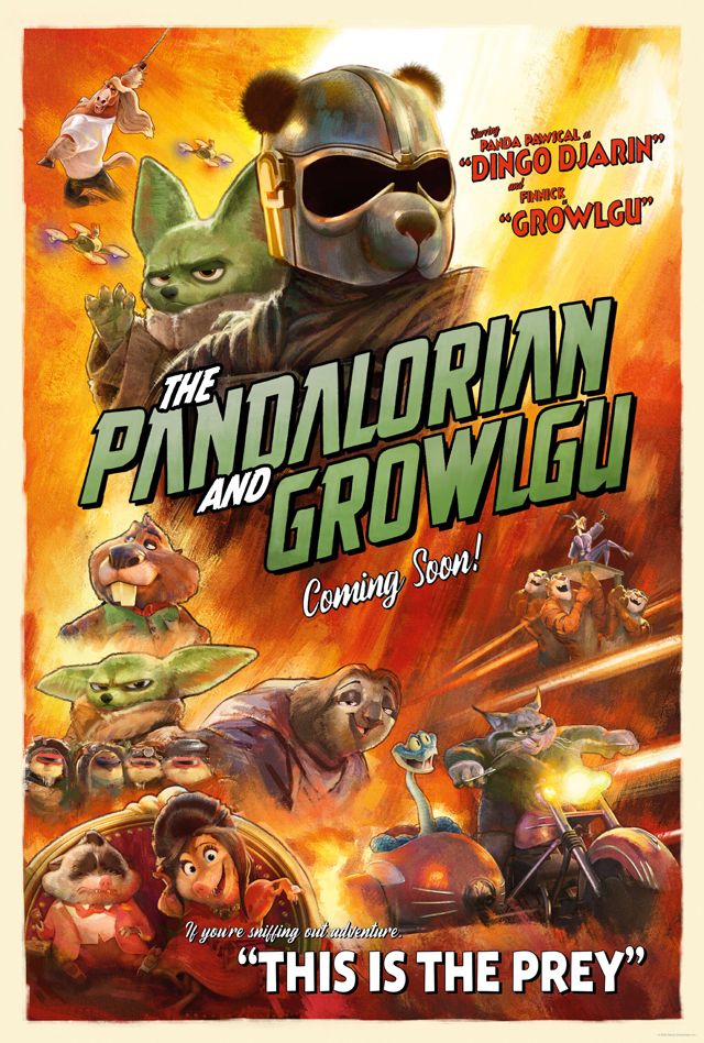 「パンダロリアン・アンド・グルルル」のポスター